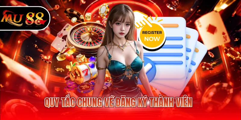 Quy tắc chung về đăng ký thành viên